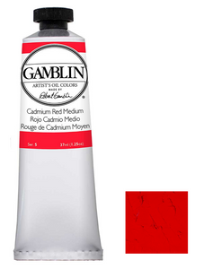 Gamblin Artists Oil - Cadmium Red Medium, 37ml Tube