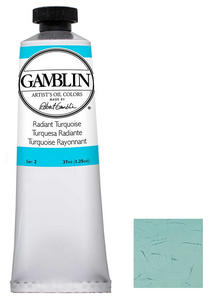 Gamblin Radiant Turquoise Oil Paint - Rosecote