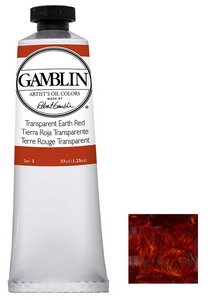 Gamblin Artist Oil Color - Transparent Earth Red 37 ml Tube